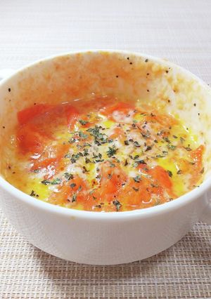 朝食ランチ☆レンジ3分チーズトマトスープ-レシピのメイン写真