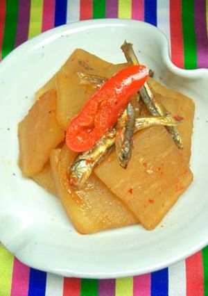 大根の韓辛（からから）煮-レシピのメイン写真