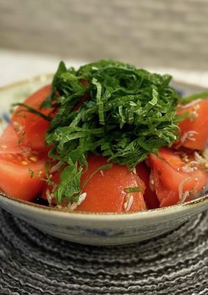 トマトとしらすの大葉サラダ-レシピのメイン写真