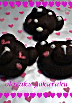 バレンタイン♥恋するくまちゃんクッキー-レシピのメイン写真