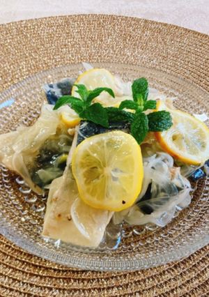 かんたん酢で、絶品塩サバのレモンマリネ♡-レシピのメイン写真