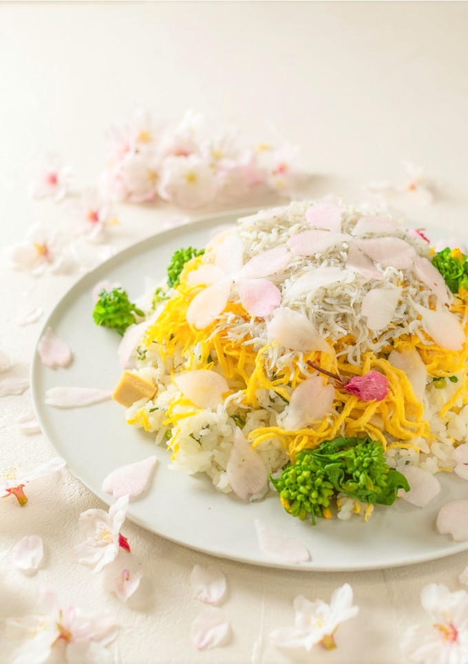 春♡しらすと菜の花のちらし寿司-レシピのメイン写真
