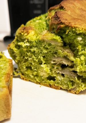 小松菜とバナナのパンケーキ-レシピのメイン写真