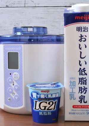 LG21低脂肪と明治おいしい低脂肪乳-レシピのメイン写真