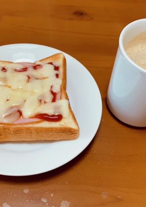 簡単！ なんちゃってピザトースト-レシピのメイン写真