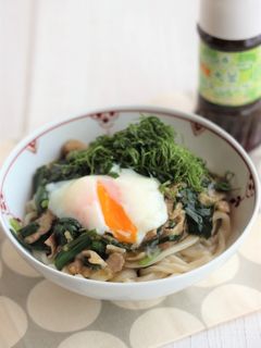 大葉とニラのぶっかけうどん-レシピのメイン写真