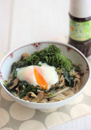 大葉とニラのぶっかけうどん-レシピのメイン写真