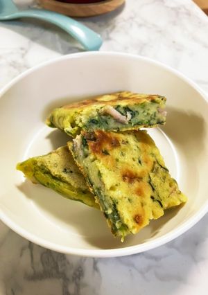 離乳食に!法蓮草とにんじんのケークサレ風-レシピのメイン写真