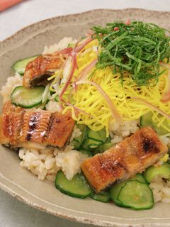 うなぎときゅうりの混ぜご飯-レシピのメイン写真