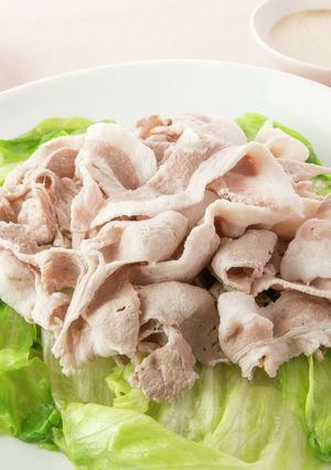 ごまだれで食べる冷しゃぶ-レシピのメイン写真