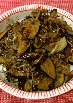 韓国⭐︎ナスと煮干し炒め　가지멸치볶음-レシピのメイン写真