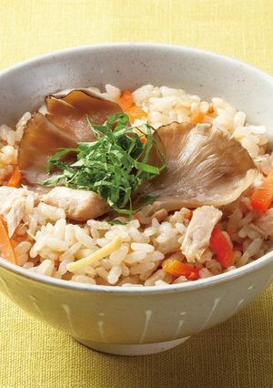 雪国まいたけ極とツナの炊き込みご飯-レシピのメイン写真