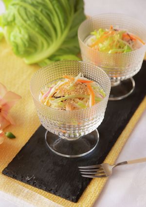 シャキシャキ春野菜♪ビーフンコールスロー-レシピのメイン写真