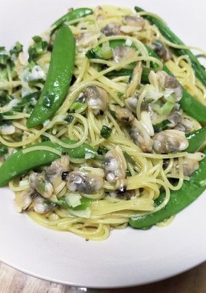 簡単！時短！冷凍むきあさりのパスタ　-レシピのメイン写真