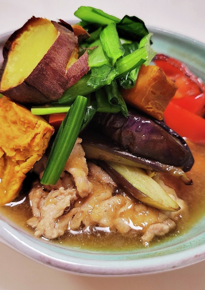 たっぷり野菜と豚肉のみぞれ煮-レシピのメイン写真