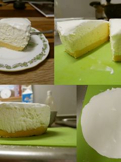 不器用二層レアチーズケーキ-レシピのメイン写真