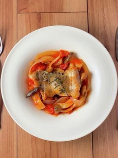 *鶏肉ときのこのトマト煮込み*-レシピのメイン写真