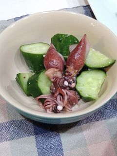 きゅうりとホタルイカのサラダ-レシピのメイン写真