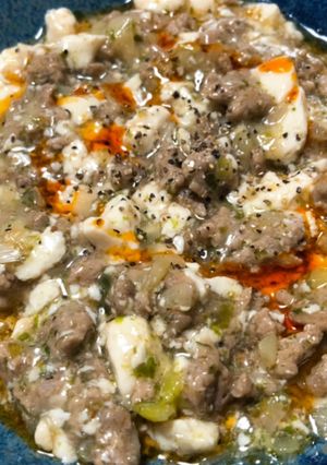 サッパリ塩マーボー豆腐-レシピのメイン写真