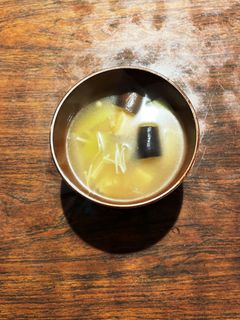 茄子と厚揚げの減塩味噌汁-レシピのメイン写真