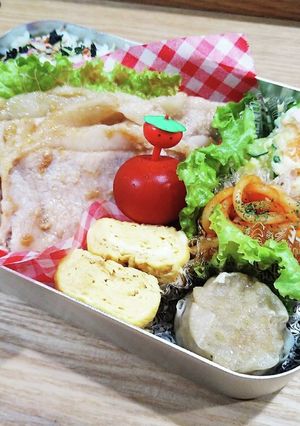 中学生お弁当　2022/4/7 記録用-レシピのメイン写真