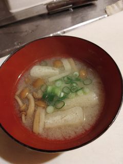 検証!冷凍なめこで滑りのある味噌汁-レシピのメイン写真