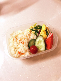 えびピラフの洋風弁当-レシピのメイン写真