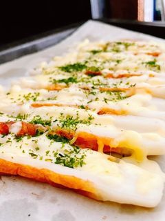 お弁当に!ちくわチーズボート焼き-レシピのメイン写真