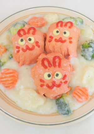 うさぎのイースターオムライス-レシピのメイン写真