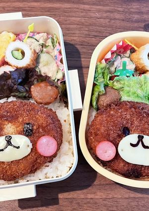くま　キャラ弁　簡単-レシピのメイン写真