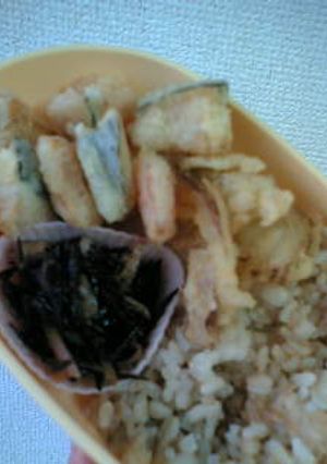 【簡単弁当】汁なし天丼-レシピのメイン写真