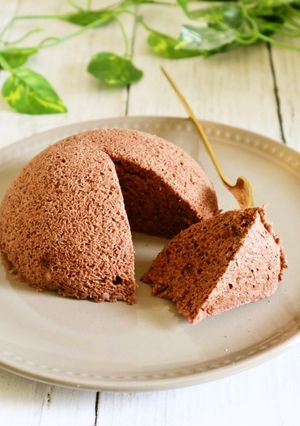 レンジで簡単！紅茶ココアのおからシフォン-レシピのメイン写真