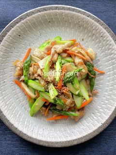 アスパラガスの中華炒め-レシピのメイン写真