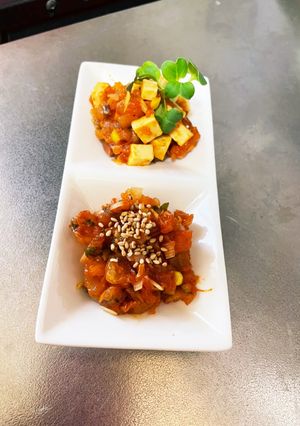 残り物で簡単なめろう2種類-レシピのメイン写真