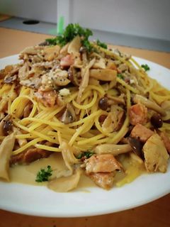 ポルチーニのクリームパスタ@≧↺≦@)❩-レシピのメイン写真