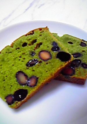 しっとり☆黒豆入り抹茶パウンド-レシピのメイン写真