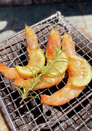 【ポリ袋で簡単】海老のレモンマリネ焼き-レシピのメイン写真