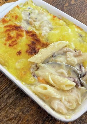 味付け簡単！シーフードペンネグラタン-レシピのメイン写真