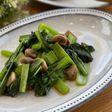 コクと香り★圧搾こめ油で作る青菜炒め