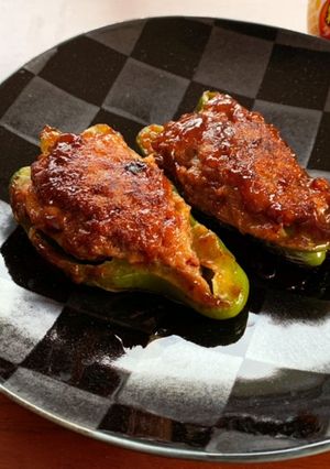 【メモ】ピーマンの肉詰め-レシピのメイン写真