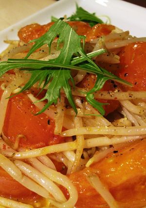 トマトともやしのイタリアンな炒め物-レシピのメイン写真