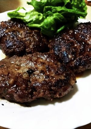 マトンハンバーグ-レシピのメイン写真