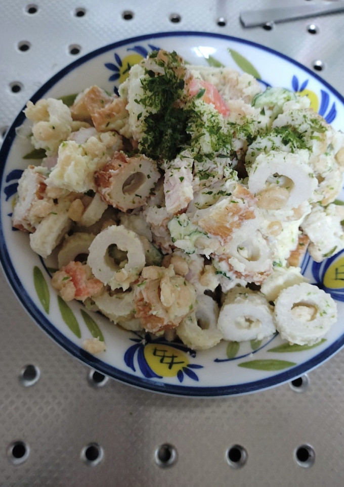 ちくわと天かすの青のりポテサラ-レシピのメイン写真
