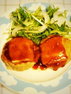 やわらか豆腐ハンバーグ-レシピのメイン写真