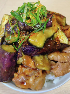 レンジdeとろとろなすと照り豚丼-レシピのメイン写真