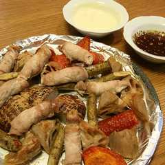 รูปของ 焼くだけカンタン、根菜のオーブン焼き♪