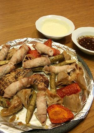 焼くだけカンタン、根菜のオーブン焼き♪-レシピのメイン写真