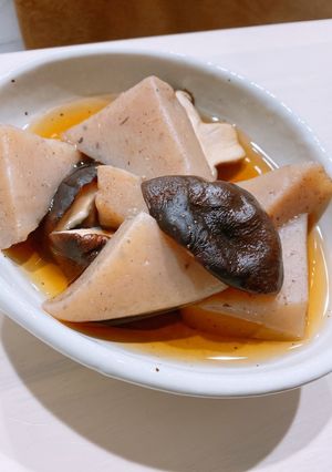 椎茸とこんにゃく　煮物-レシピのメイン写真