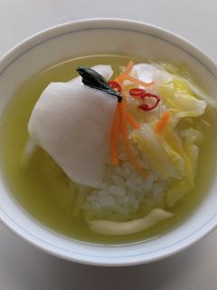 漬物お茶漬け-レシピのメイン写真