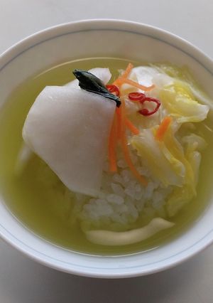 漬物お茶漬け-レシピのメイン写真